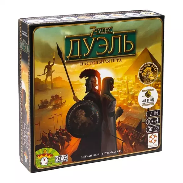 7 чудес: Дуэль (7 wonders: Duel)